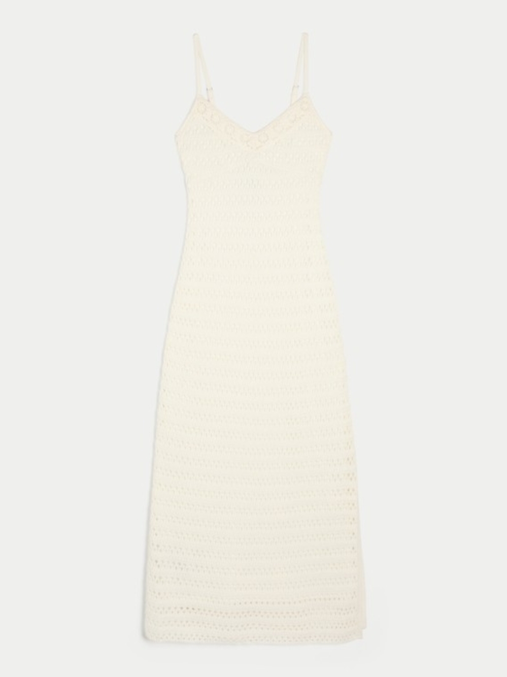 Hollister Crochet Style Knit Midi Dress LIKE NEW SIZE XL PETITE